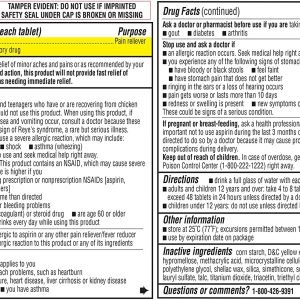 پک دو عددی قرص آسپرین کرکلند Kirkland Signature Aspirin Low Dose 81 mg