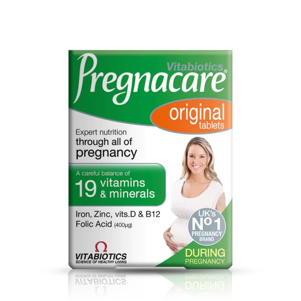 مولتی ویتامین جامع ویتابیوتیکس مخصوص خانم های باردار با 19 ماده معدنی vitabiotics Pregnacare Original