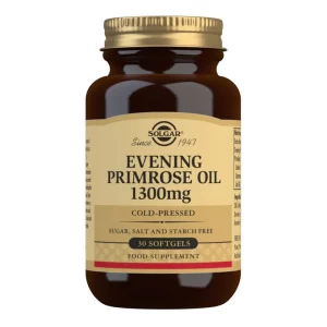سافت ژل روغن گل مغربی(پامچال) سولگار 1300میلی گرم 30عدد SOLGAR Evening Primrose Oil