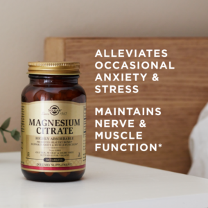 منیزیم سیترات سولگار وگان 60عددی SOLGAR Magnesium Citrate