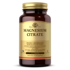 منیزیم سیترات 200MG سولگار وگان 60عددی(کد7108) SOLGAR Magnesium Citrate