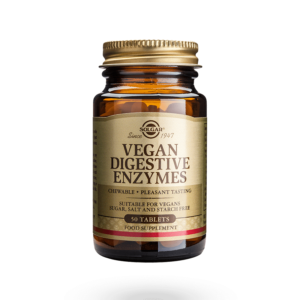 مکمل تخصصی دایجستیو آنزیم سولگار بهبود تجزیه و هضم غذا 50عدد(کد8005) SOLGAR Vegan Digestive Enzymes