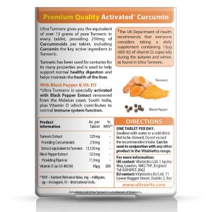 مکمل زردچوبه Turmeric اولترا ویتابیوتیکس تقویت سیستم ایمنی