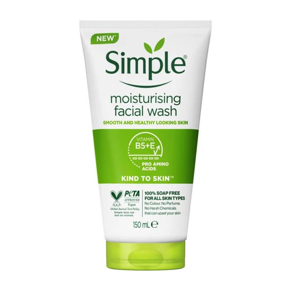 ژل شستشوی سیمپل آبرسان و مرطوب کننده مدل Moisturizing